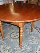 table ronde merisier