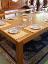 table rectangle moderne