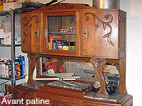 Décoration et patine de meuble